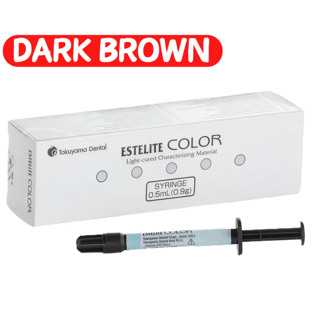 ESTELITE COLOR DARK BROWN, Естелайт Колор, Эстелайт колор ТЕМНО КОРИЧНЕВИЙ, Астерія фарби (TOKUYAMA DENTAL)