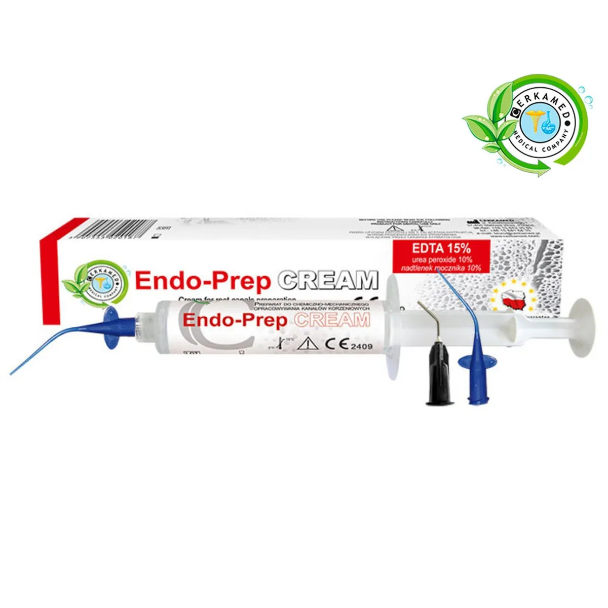 Endo-Prep Cream (ендо-преп крем) Гель для хіміко-механічної обробки каналів з EDTA, 5мл (Cerkamed)