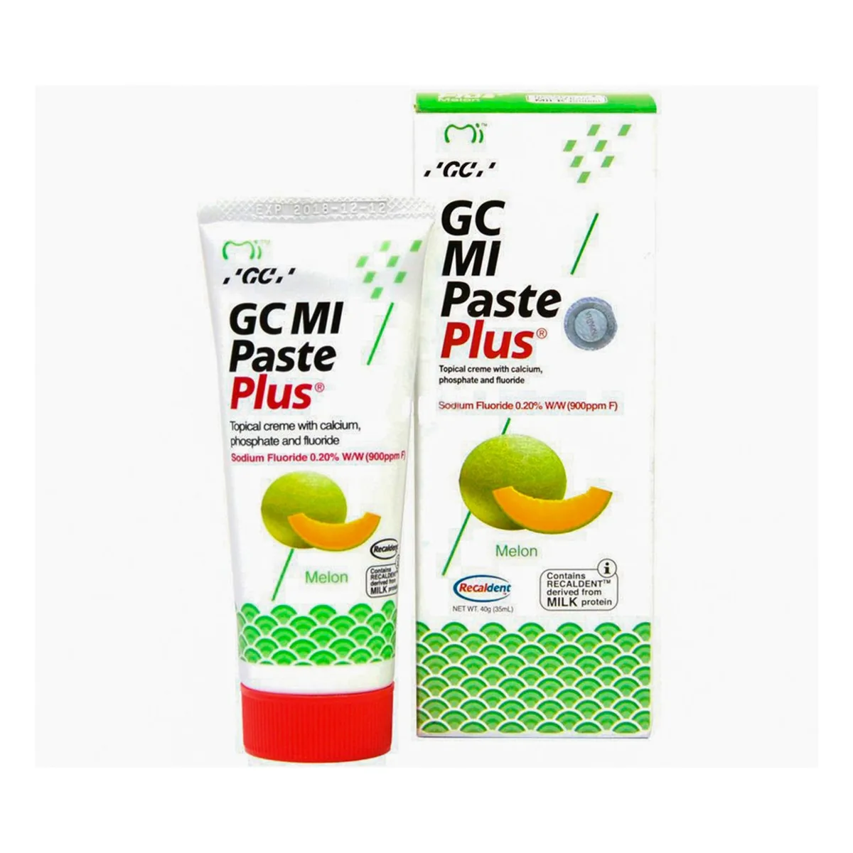 Mi Paste Plus Melon, Мі паста плюс Диня, крем для відновлення зубної емалі (GC)