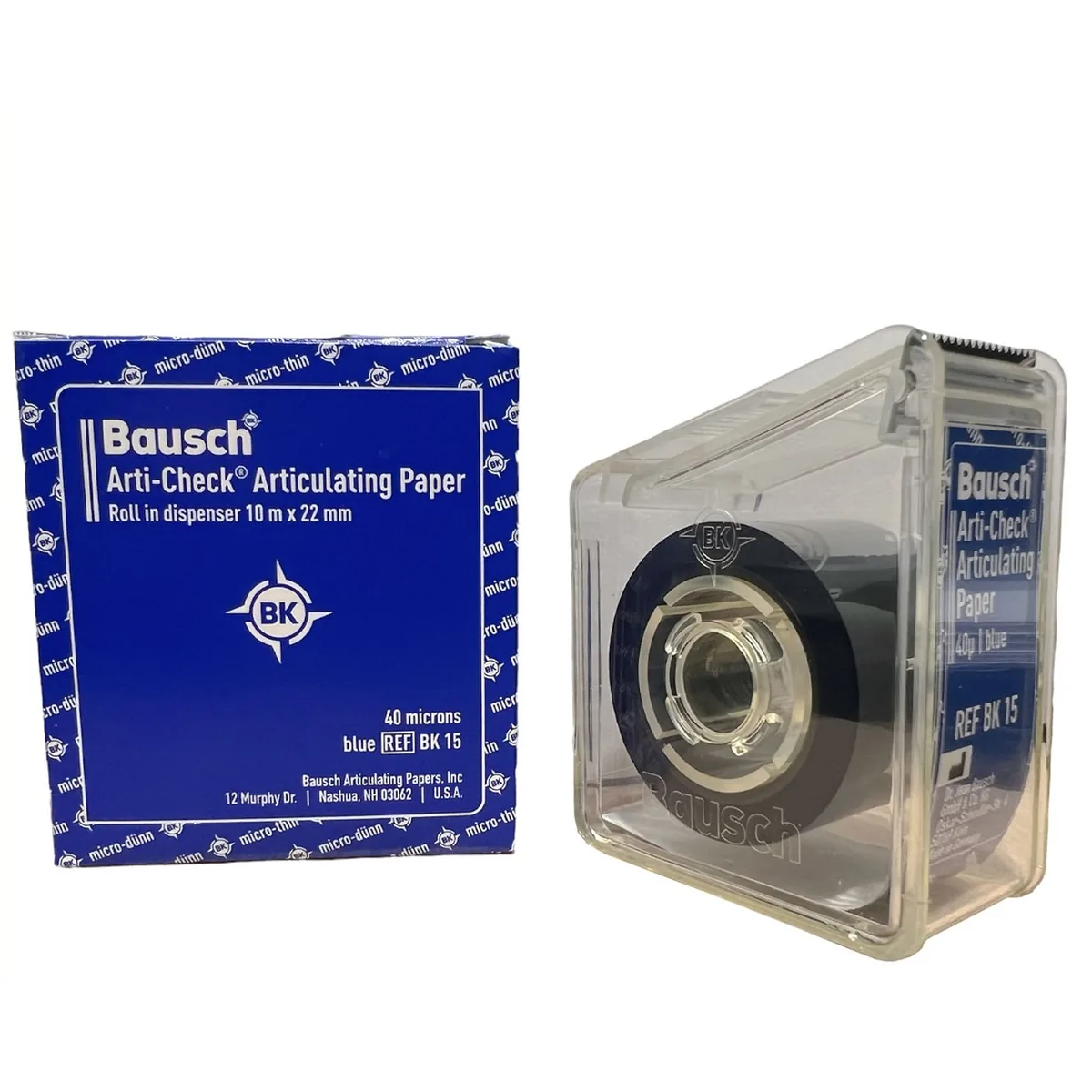 Артикуляційний папір ВК 15 (Кіпірка Бауш) 40 мкм, у рулоні, BAUSCH