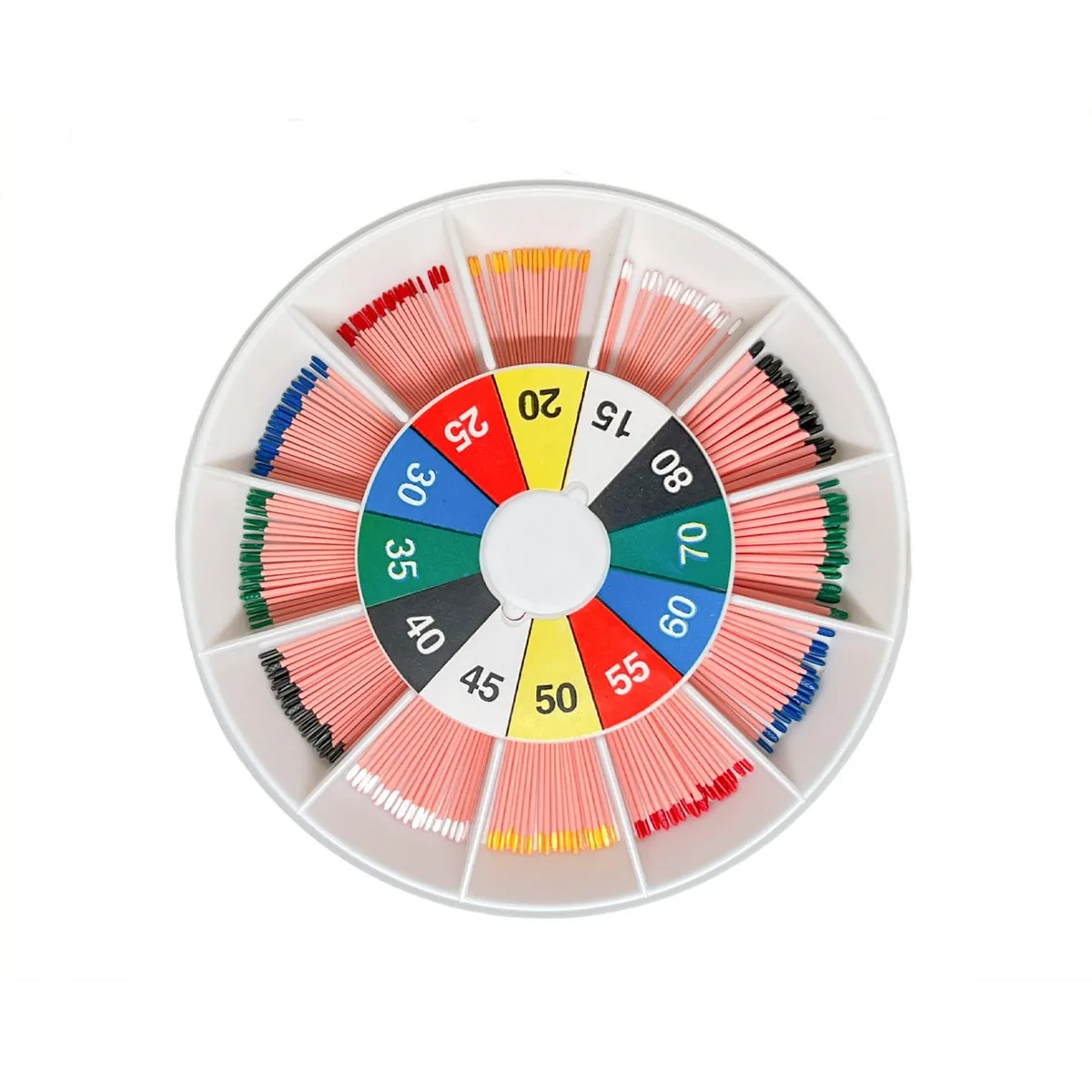 Гутаперчеві штифти 02/15-80, Gutta Percha Points 02/15-80 (SPIDENT)