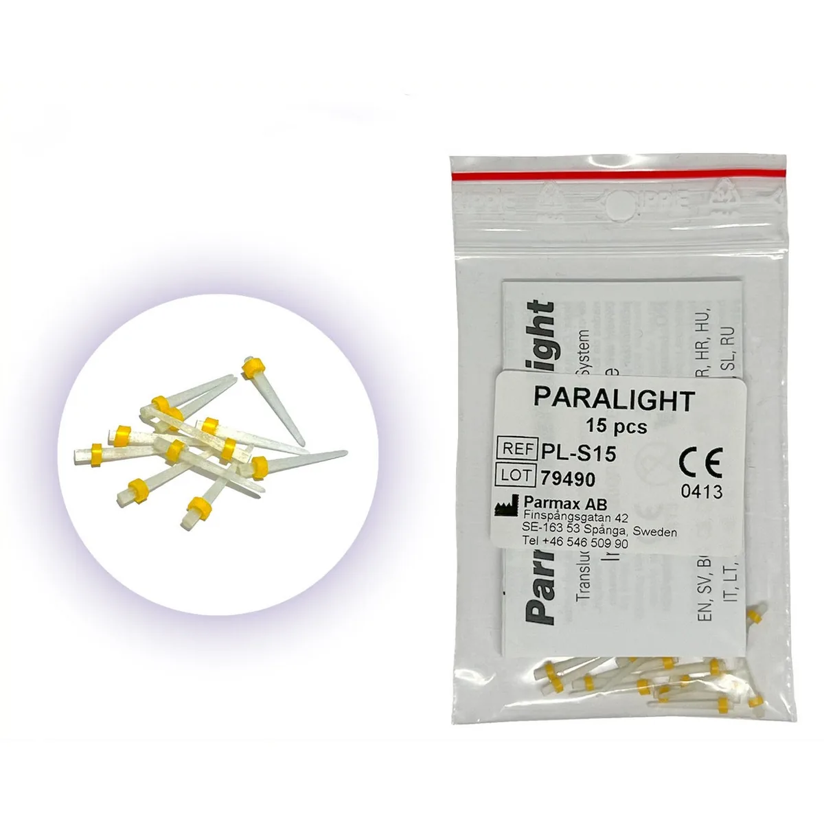 Paralight, Паралайт, розмір: S, 15 шт - штифти скловолоконні (PARMAX)