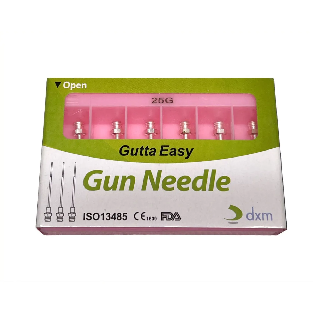 Інжекторні голки до пістолета Gutta Easy, Gun needle ENDO APEX 25G, голки обтураційні (DXM)