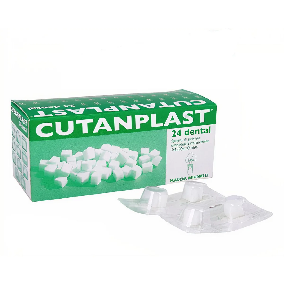 Кутанпласт Дентал (CUTANPLAST Dental), гемостатична желатинова губка, що розсмоктується, розмір 10*10*10мм