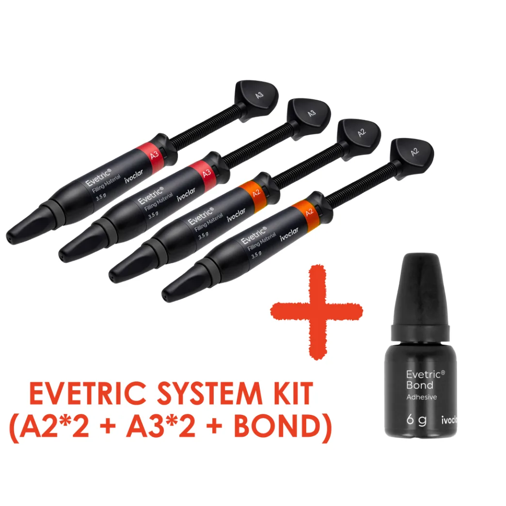 Еветрік набір, 4 шприца + Evitric Bond, Evetric System kit (Ivoclar Vivadent) (Эветрик, Еветрік, Еветрик)