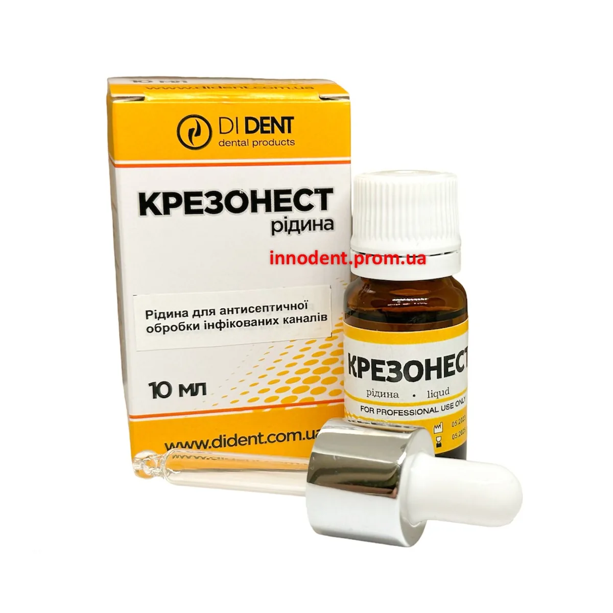 Крезонест - рідина для антисептичної обробки кореневих каналів (DiDent) крезодент