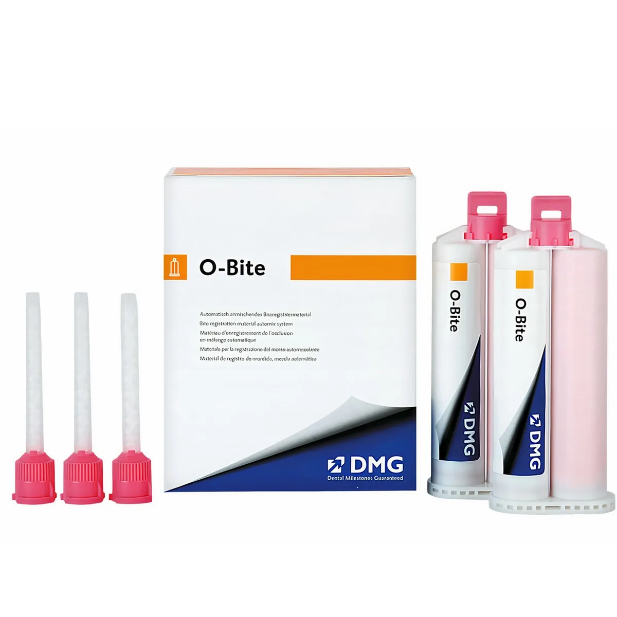 O-BITE, 2*50 мл, А-силікон для реєстрації прикусу, О-БАЙТ (DMG), оклюфаст