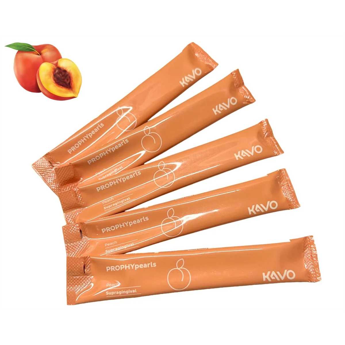 Kavo PROPHYpearls 1 стік 15г, смак: Персик (KAVO) профіперлс у стіках, сода каво, порошок каво