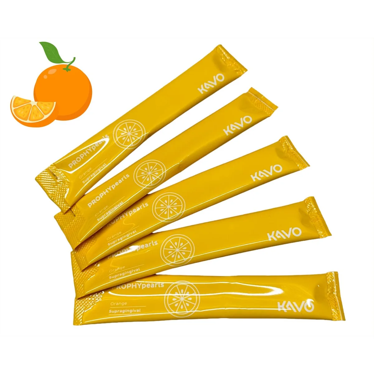 Kavo PROPHYpearls 1 стік 15г, смак: Орандж (KAVO) профіперлс у стіках, сода каво, порошок каво