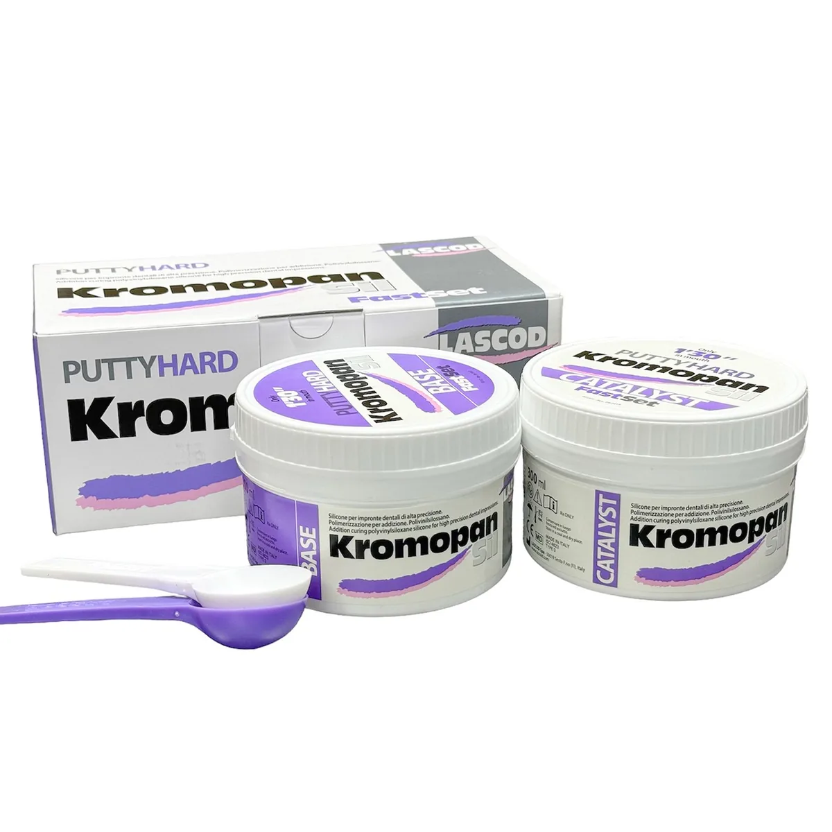 Kromopan Sil (Fast Set) 2x300 мл - А-силікон нового покоління (Lascod) Кромопан Сіл