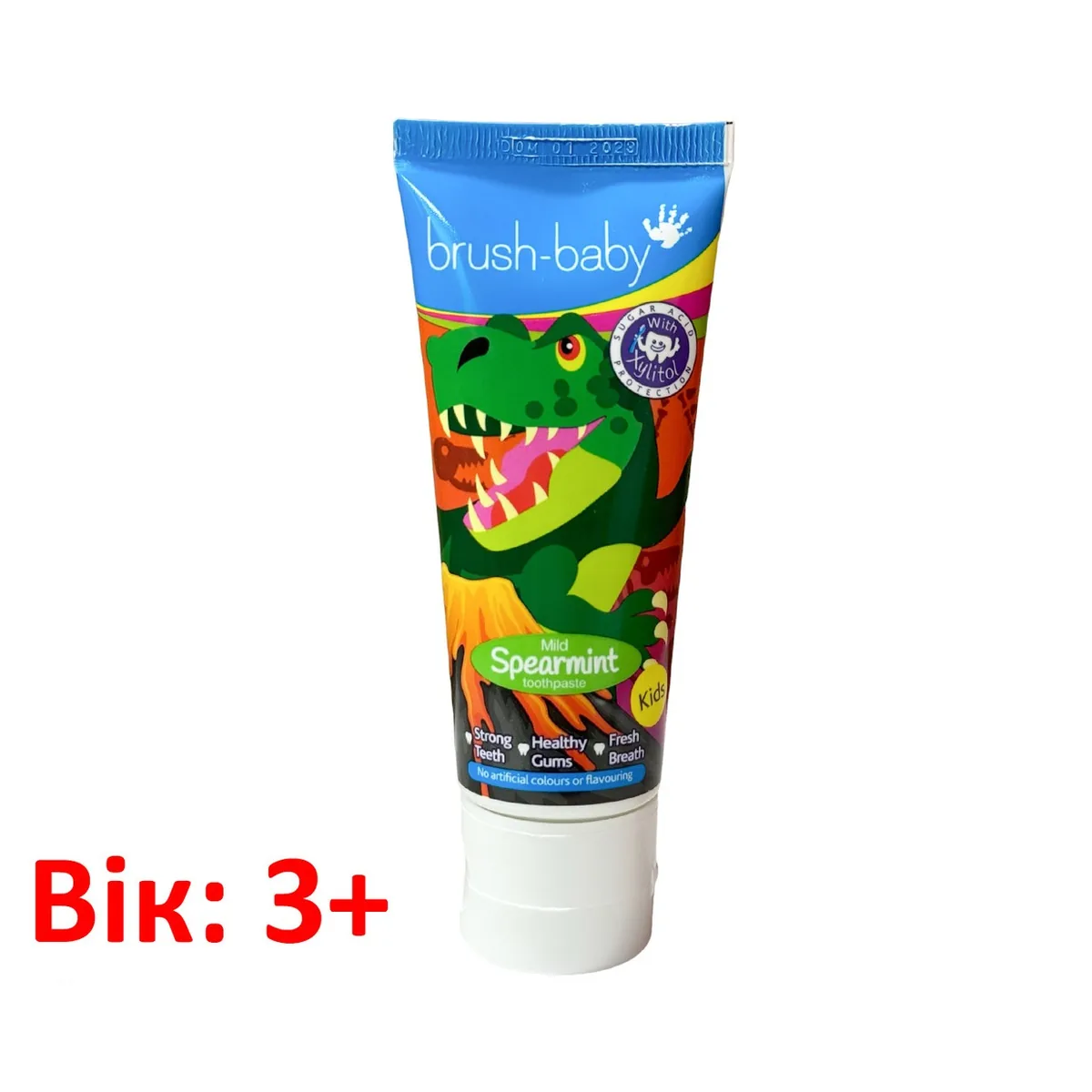 Дитяча паста Brush Baby з Ксилитолом від 3 років, 50 мл, смак: м'яка м'ята (Brushbaby Ltd)