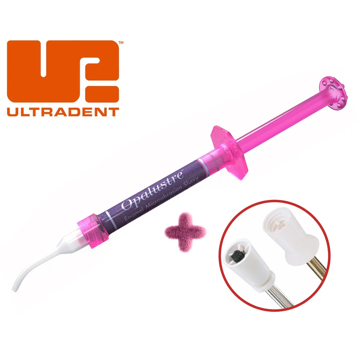 Opalustre (Опалюстр) набір, шприц, 1.2 мл + 2 чашки поліри (Ultradent)