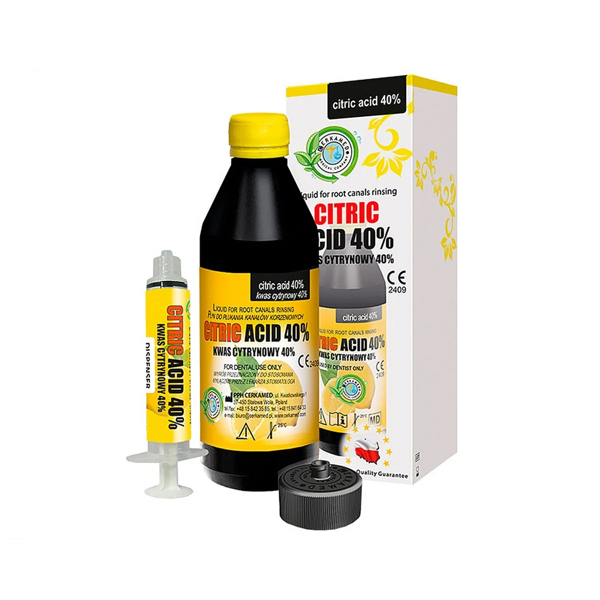Лимонна кислота CITRIC ACID 40% 400мл лимона кислота, лимонка