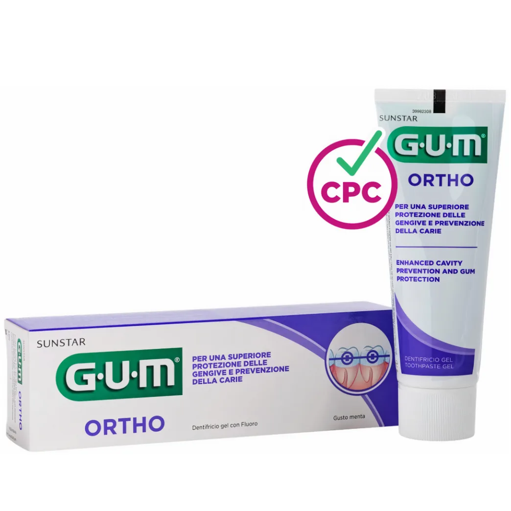 Високоякісна паста GUM Ortho для брекетів та інших ортодонтичних вставок, 75 ml (SUNSTAR GUM)