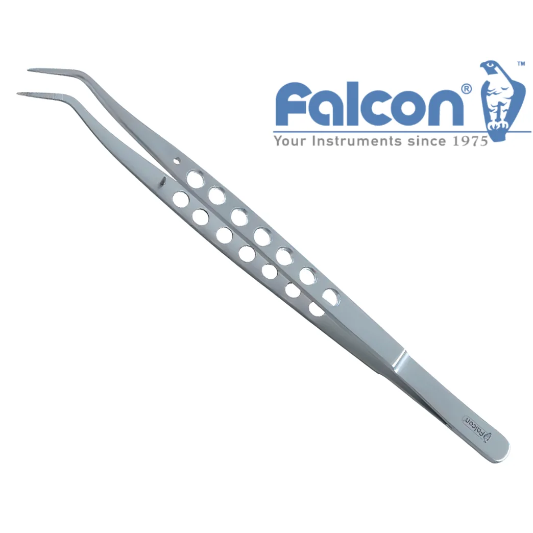 Пінцет стоматологічний, 165 мм, вигнутий, MERIAM-Ergo, DD.941.010 (Falcon)