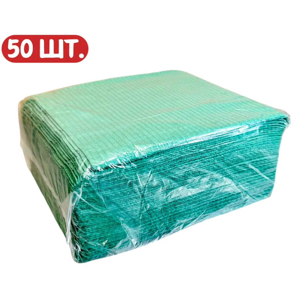 Серветки нагрудні, колір: ТЕМНО-ЗЕЛЕНІ, ящ. 500шт., Нагрудники стоматологічні