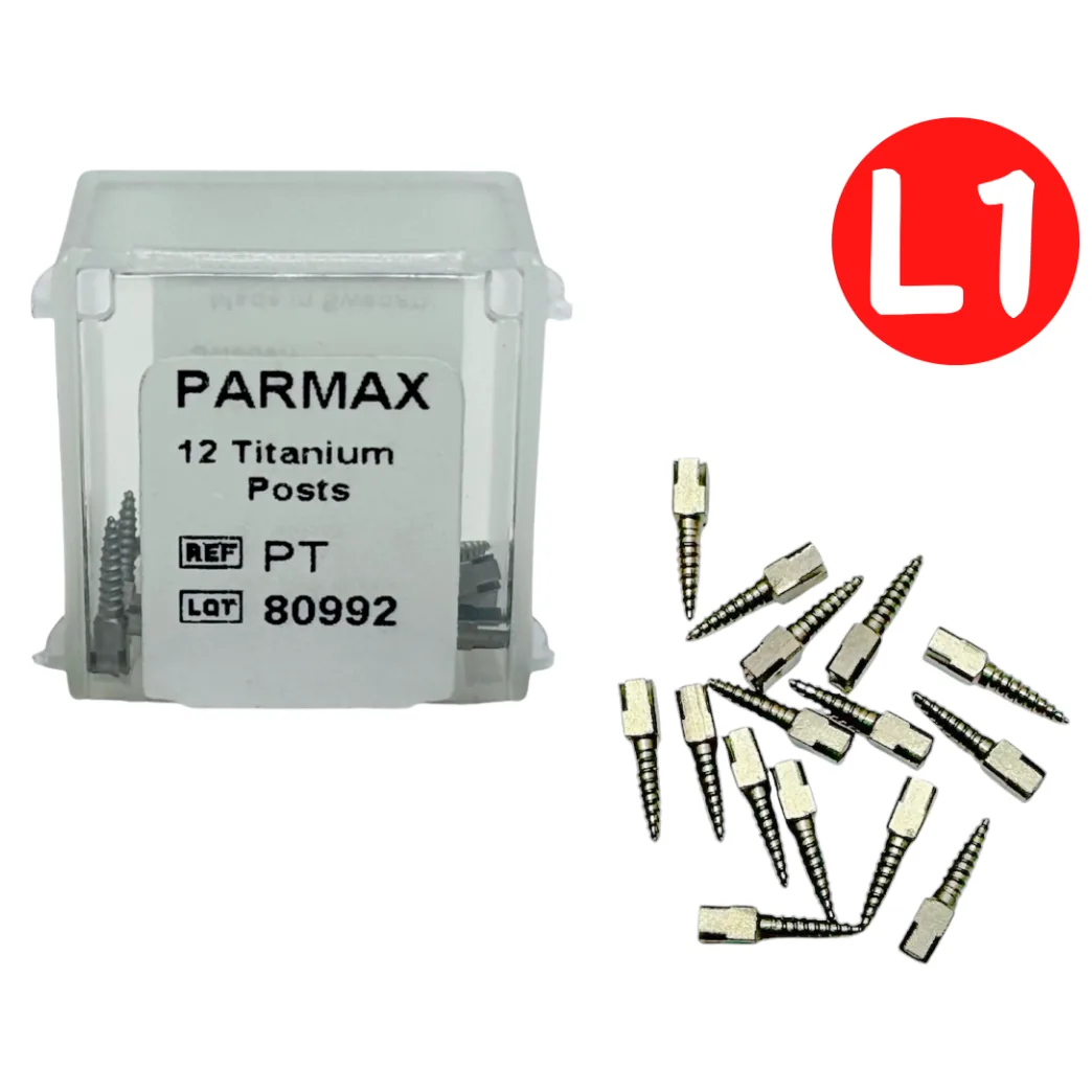Титанові штифти «L1» Пармакс, 12 шт (PARMAX)