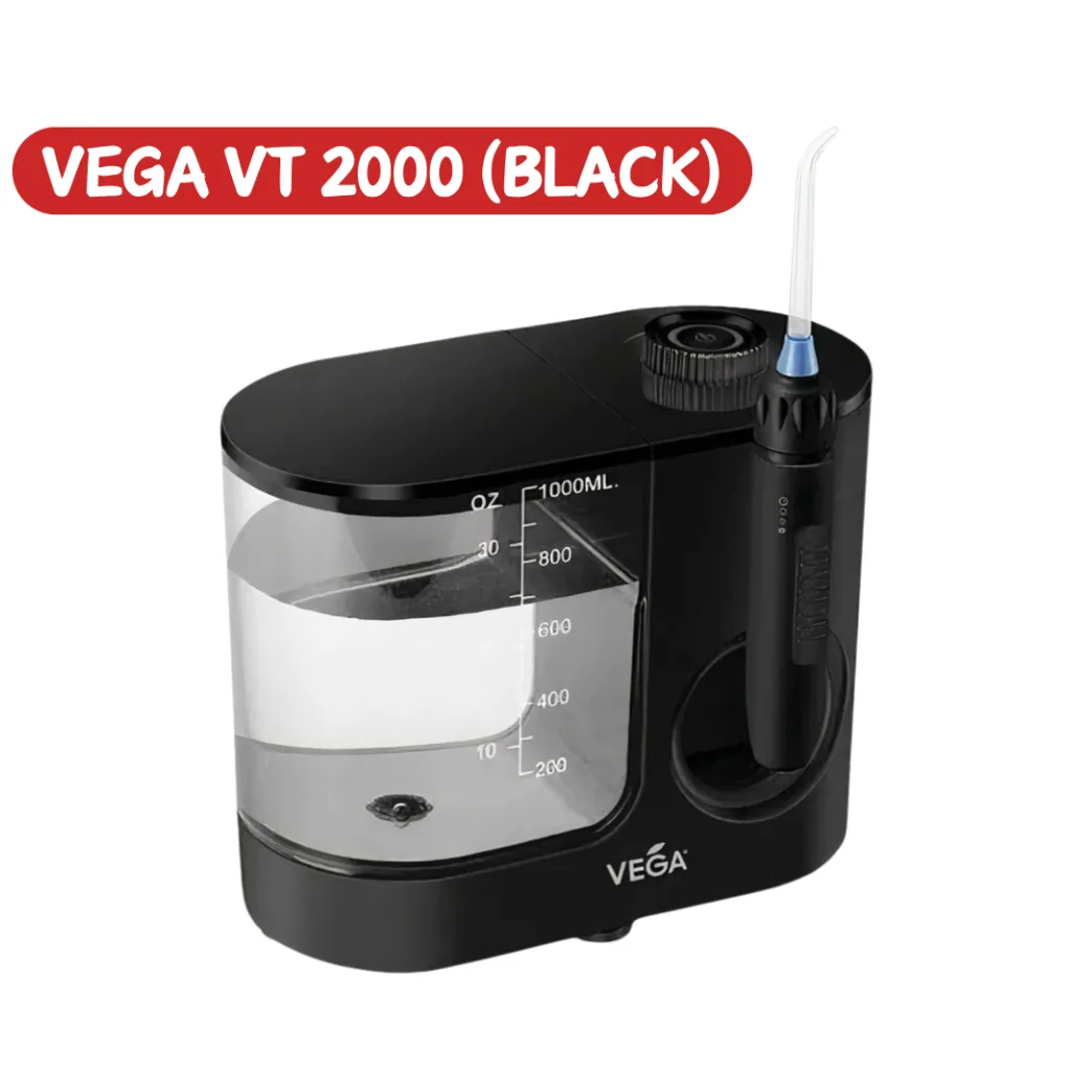 Іригатор ротової порожнини Vega VT-2000 стаціонарний, колір: ЧОРНИЙ (Vega)