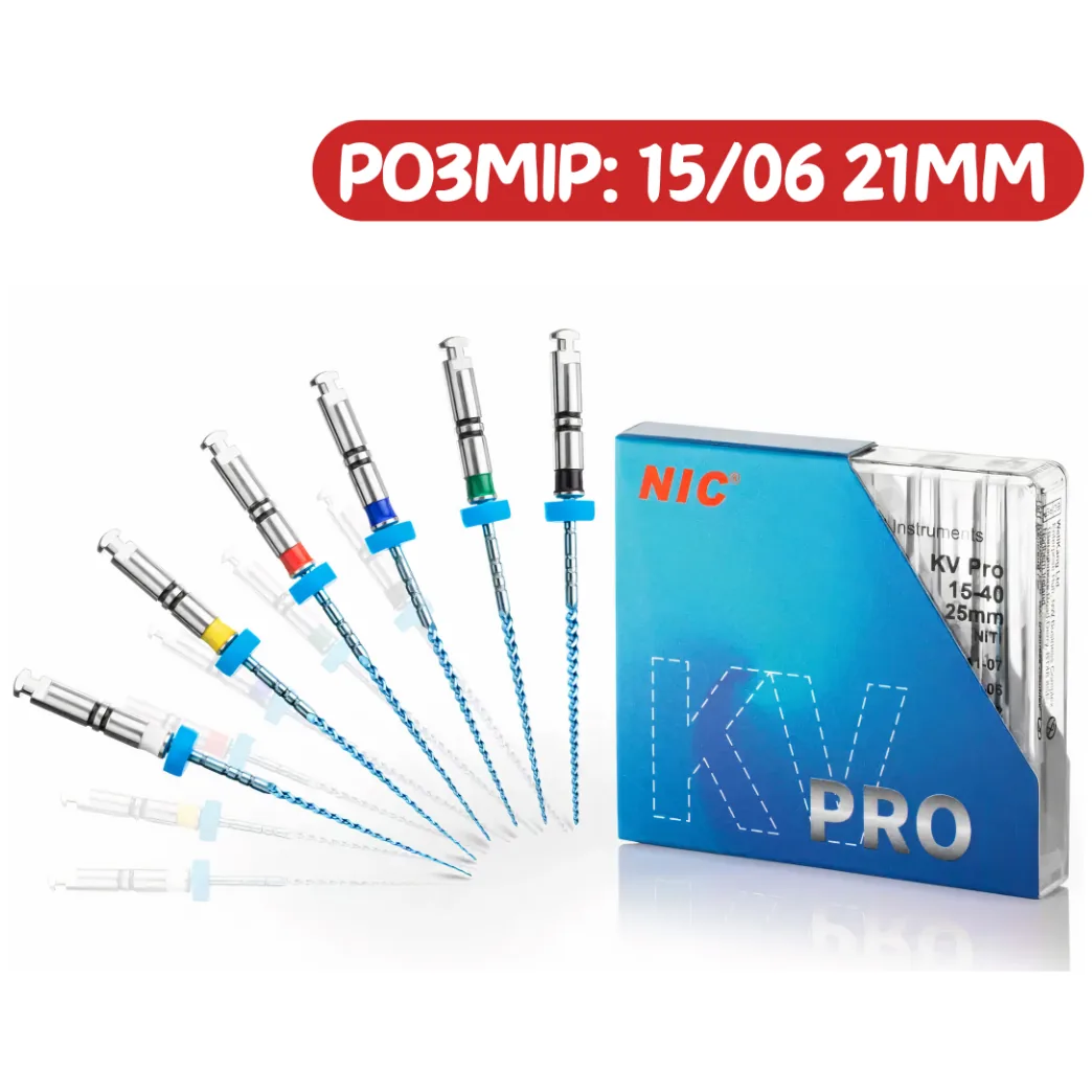 KV Pro File, розмір: 15/06 21мм - машинні файли (NIC) нік файли