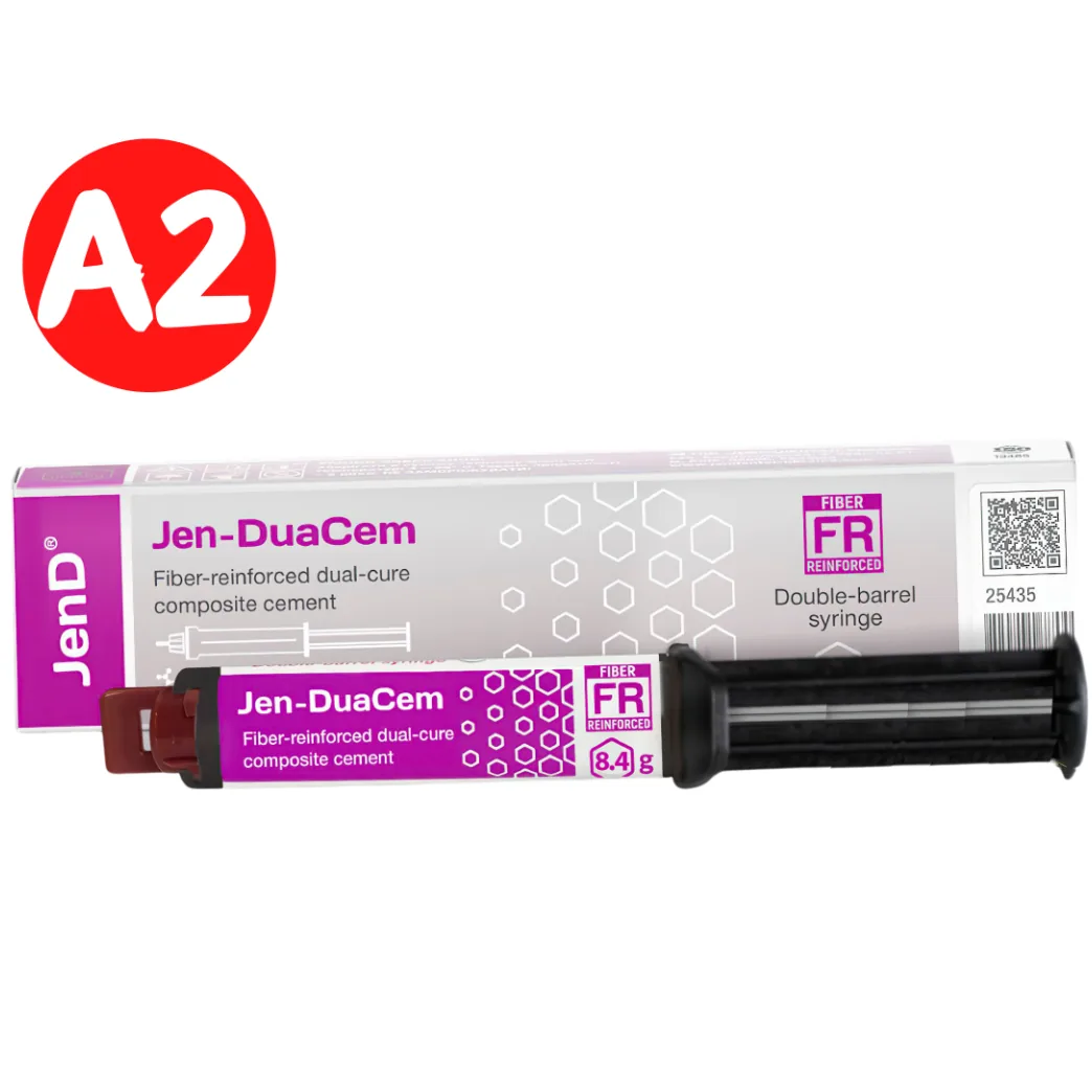 Jen-DuaCem FR 8.4g, колір: A2 (Джен Дуацем) -  композитний фіксуючий цемент (Jendental)