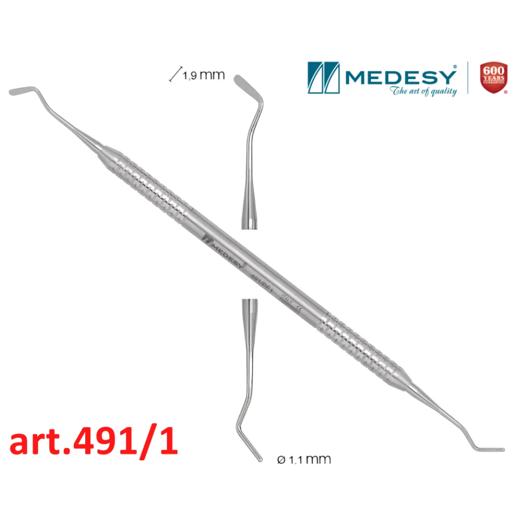 Штопфер/гладилка для композитів, двостороння, 491/PF1 (Medesy)
