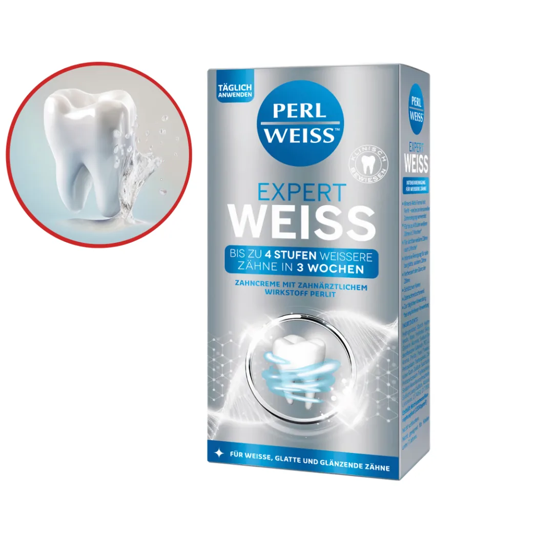 Система відбілювання Perlweiss Expert Weiss 50мл - відбілювання зубів до 4 відтінків за 3 тижні (Murnauer)