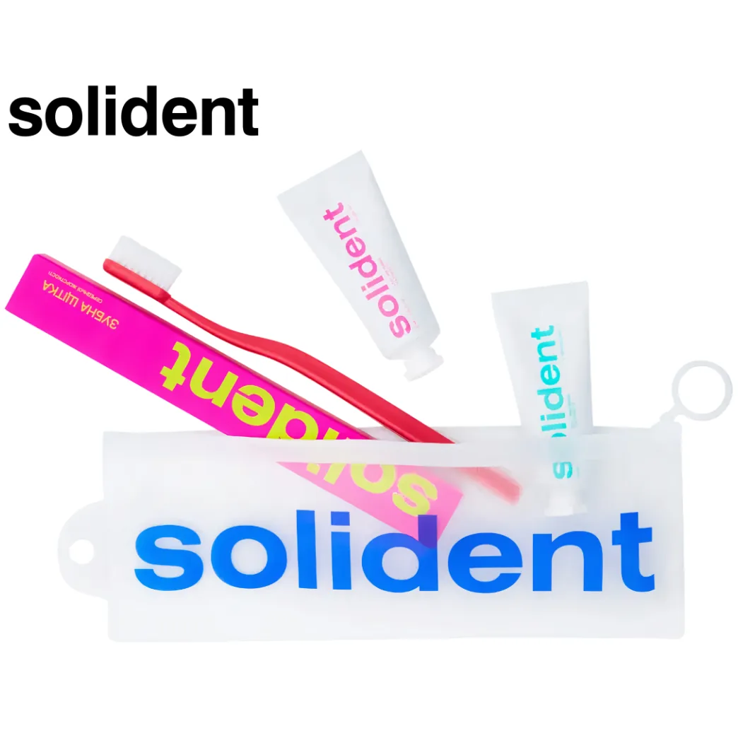Набір для подорожей Solident Travel Kit Mint / Peach (Solident) солідент