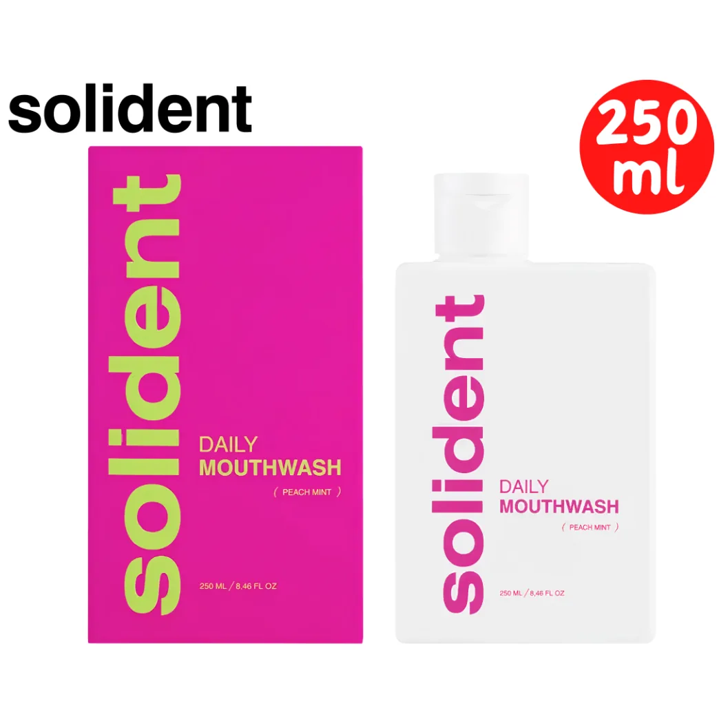 Ополіскувач для ротової порожнини Solident Peach mint / персик-м'ята, 250мл (Solident) солідент