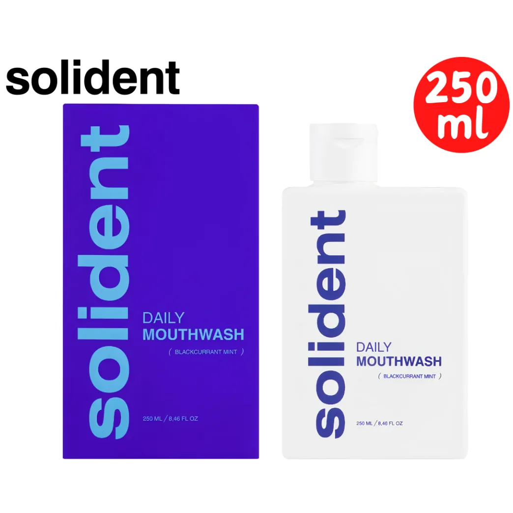 Ополіскувач для ротової порожнини Solident Blackcurrant mint / смородина-м'ята, 250мл (Solident) солідент
