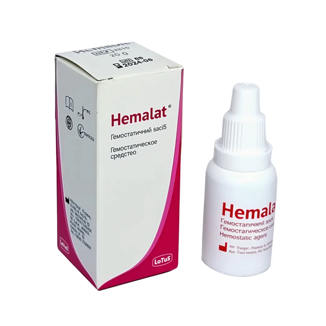 Гемалат (Hemalat) гемостатична рідина, 20гр (Latus)