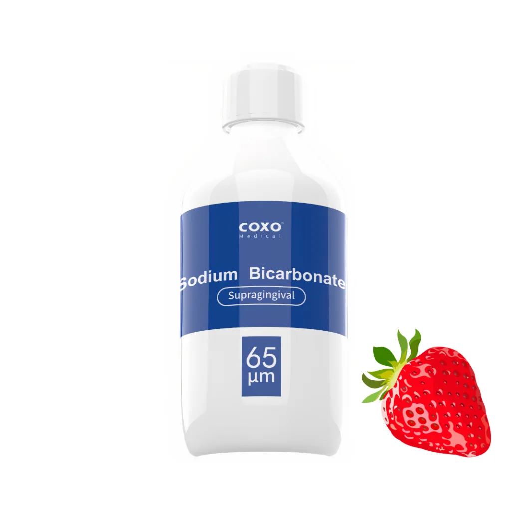 Sodium Bicarbonate, 65 мкм, полуниця, бікарбонат натрію, 300 г, сода для AirFlow (COXO)