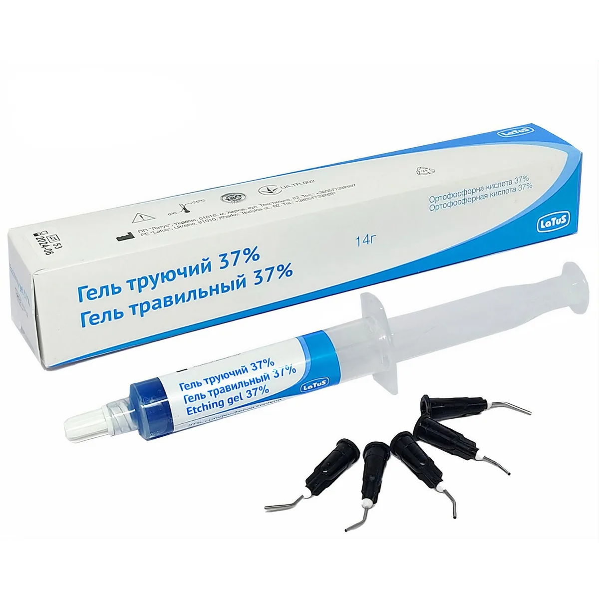 Гель травильний 14г, Etching Gel 37%, (Latus)