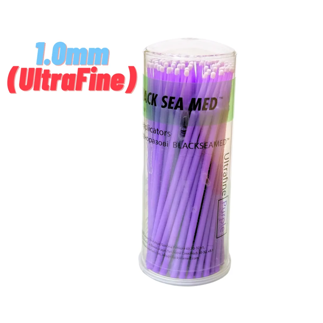 Аплікатори (UltraFine 1.0), аплікатори, Мікроаплікатори - 100шт/уп (Black Sea Med)