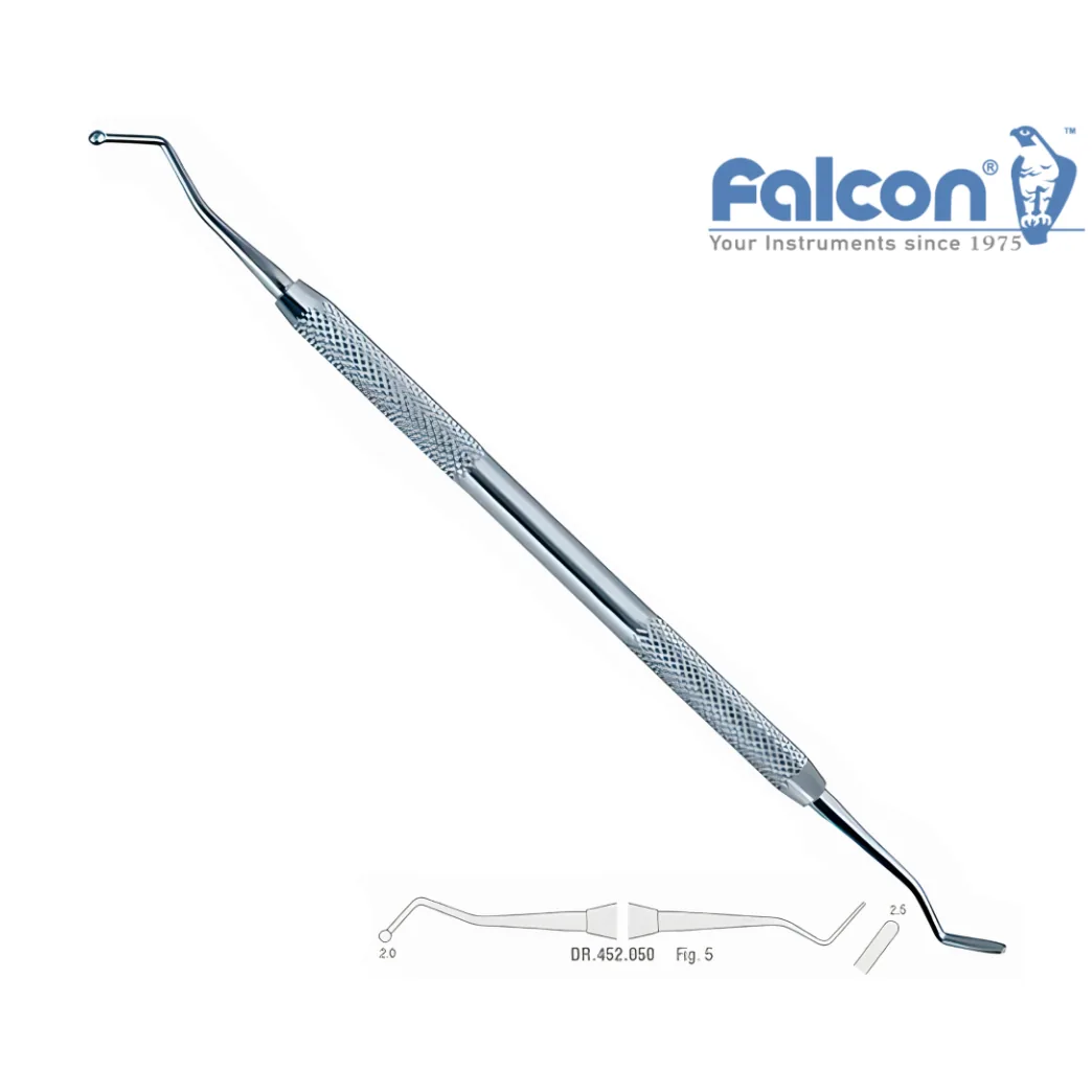 Гладилка зворотна-кулька DR.452.050 (2–2,5 мм) (Falcon)