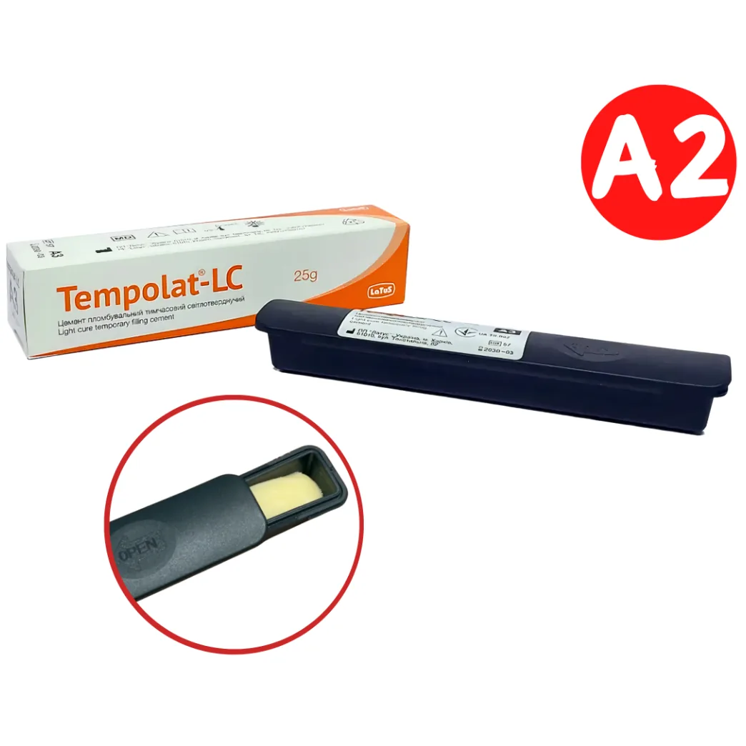Фотополімерна дентин паста Темполат ЛЦ, колір А2, 25 г у пеналі, Tempolat LC (Latus)