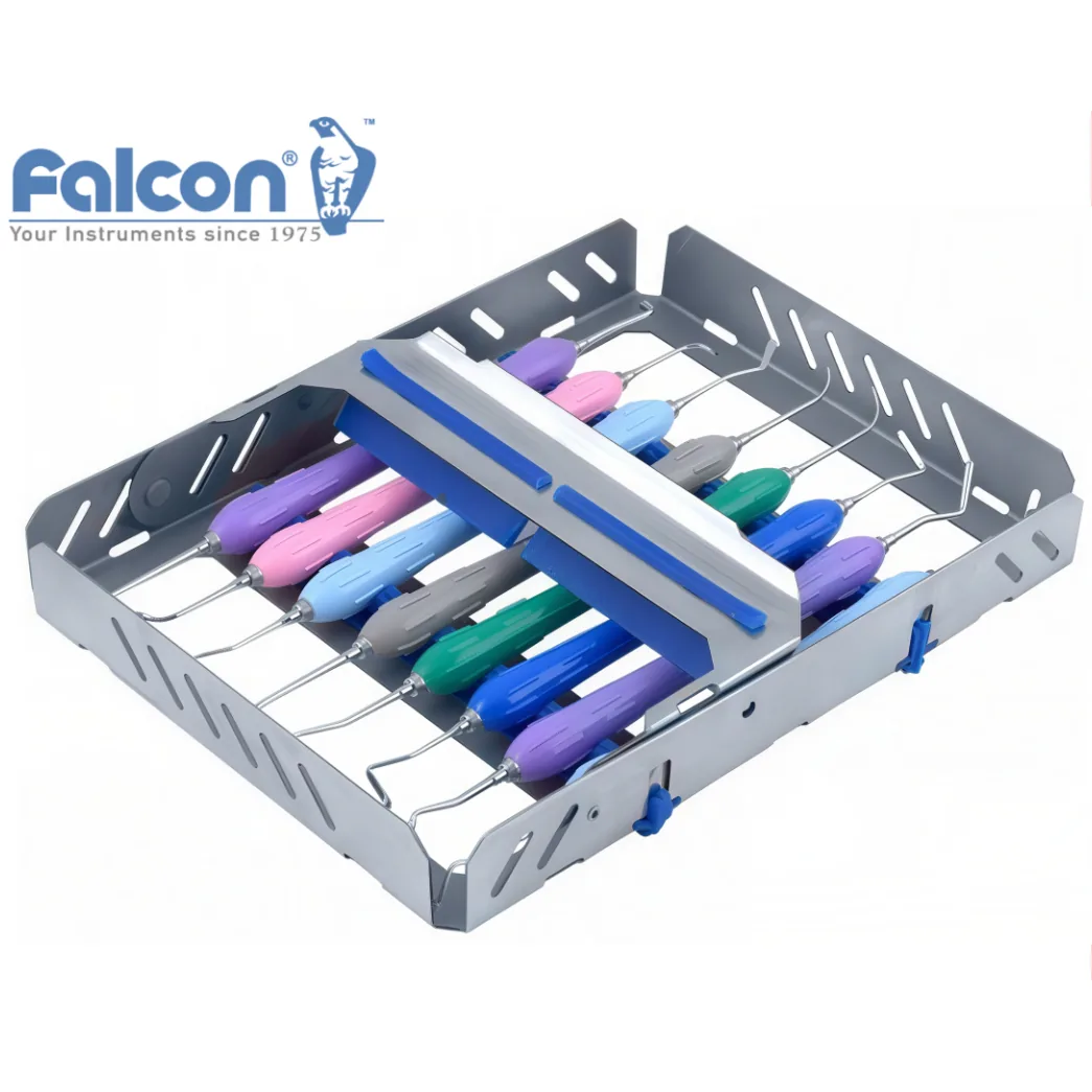 Набір гладилок DR.400.100 Compo-Art Set, набір 8 штук у лотку-касеті (Falcon)