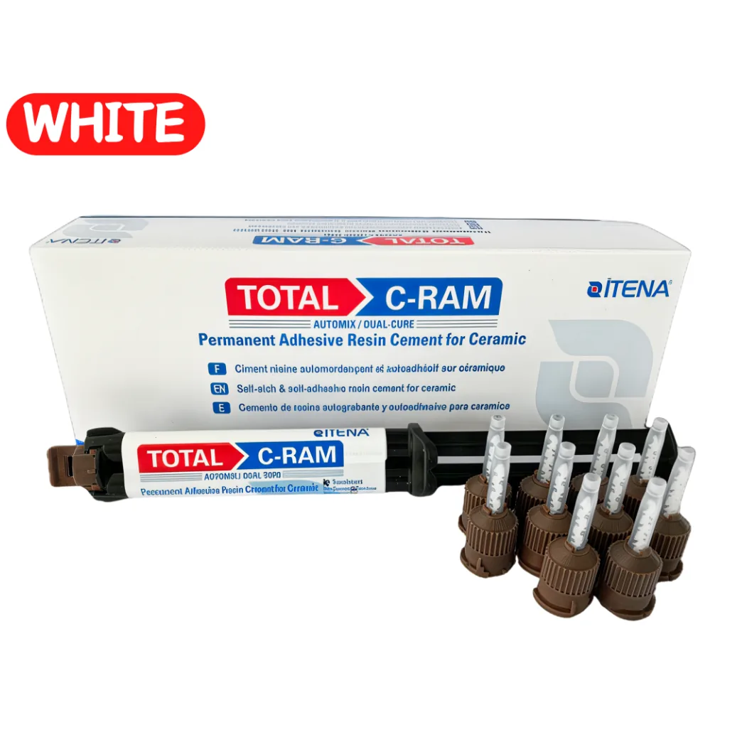 Тотал Церам (Total C-Ram) шприц 8 г, колір: White, самопроникний, самоадгезивний цемент (ITENA)