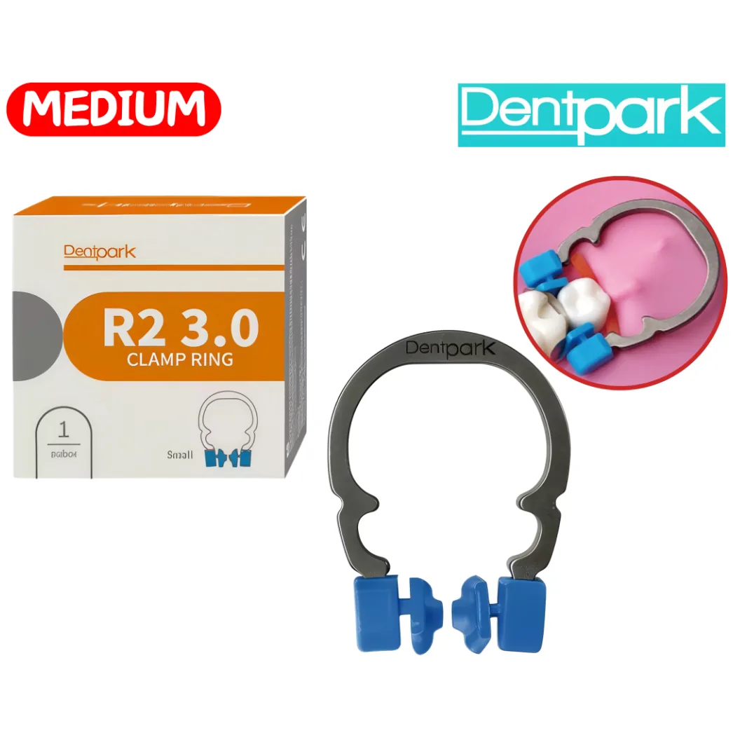 R2 3.0 Clamp Ring (Р2 3.0 Кламп Рінг) кільце для секційних матриць з силіконовими накладками Medium (Dentpark)
