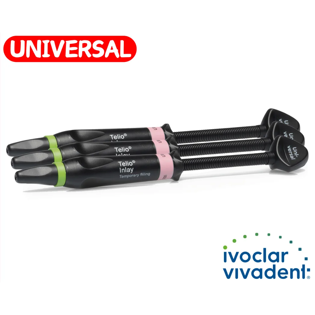 Telio Inlay Syringe Kit (Теліо Інлей), набір для тимчасових пломб 3x2.5 г, Universal (Ivoclar)