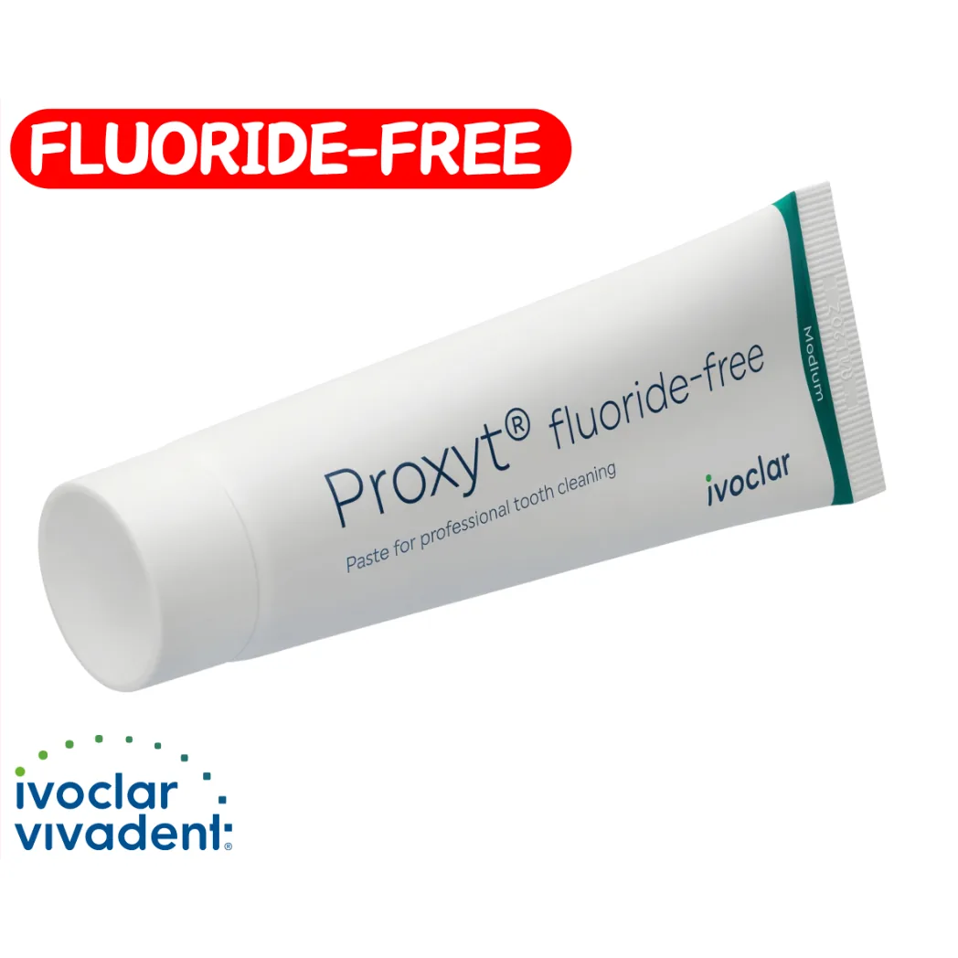 Proxyt Medium Fluoride-Free (Проксіт Медіум без фтору), полірувальна паста RDA 36 (Ivoclar)