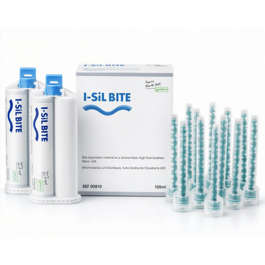 Матеріал для реєстрації прикусу I-Sil Bite (Ай Сіл Байт) 2 х 50 г (Spident)