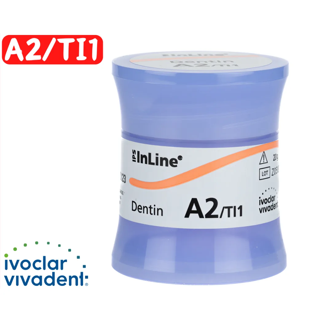 Керамічна маса IPS InLine Dentin (ІПС ІнЛайн Дентин) відтінок A2, 20 г, 1 шт. (Ivoclar)