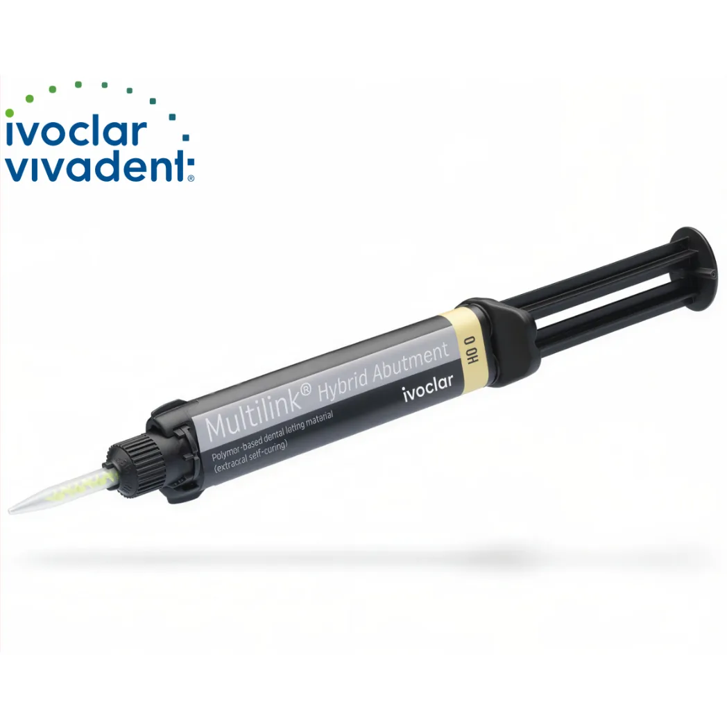 Композитний цемент Multilink Hybrid Abutment (Мультілінк Гібрид Абатмент) відтінок HO 0, шприц, 1 шт. (Ivoclar)