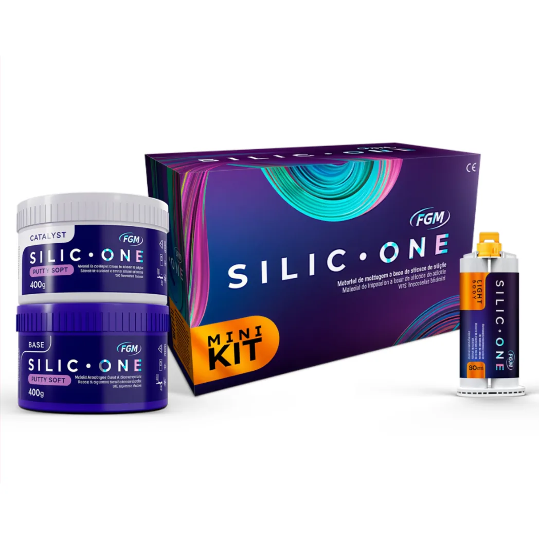 SILIC-ONE Mini KIT Комплект: 400 г + 400 г + 50 мл міні набір (FGM)