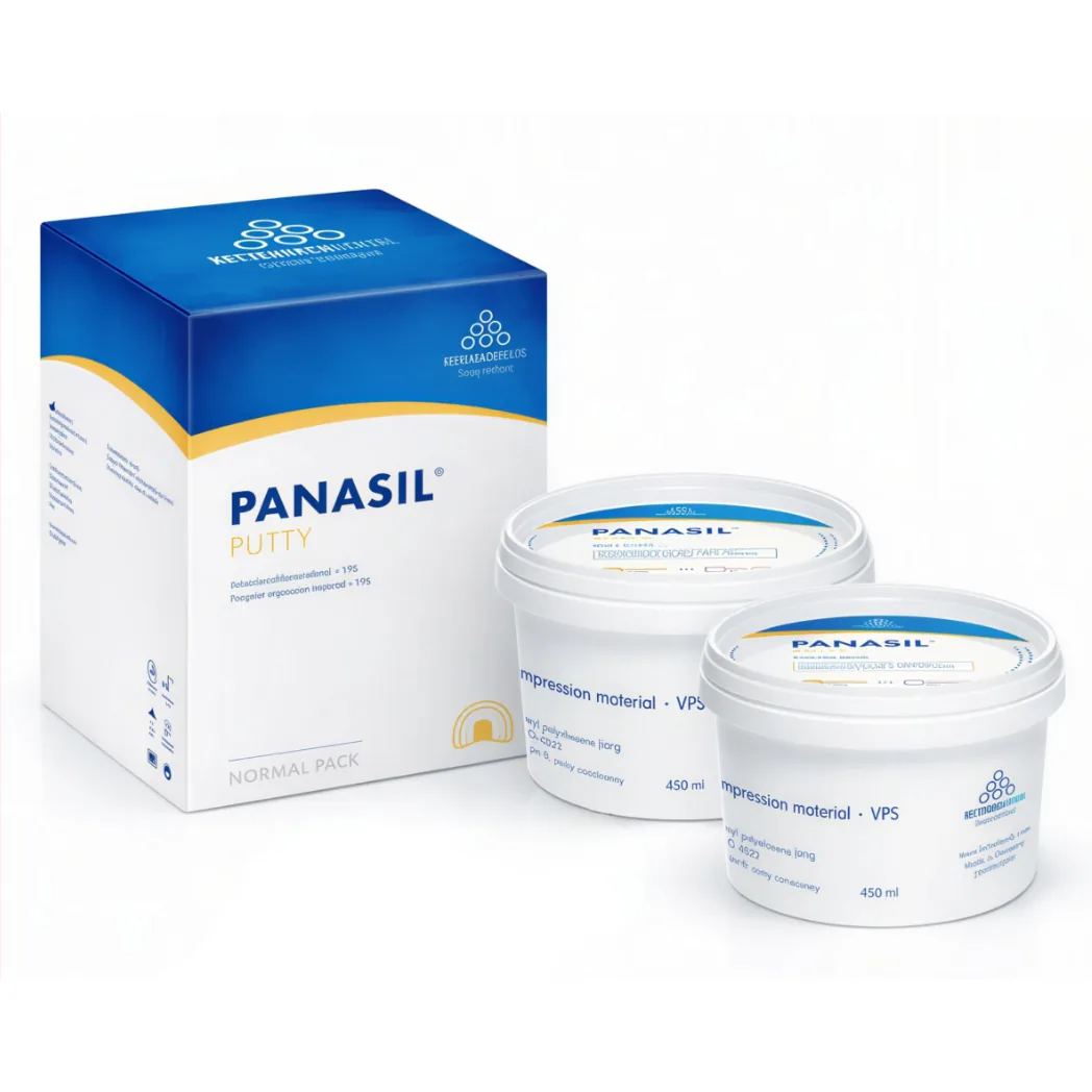 Відбиткова маса А-силіконова Panasil Putty (база 2х450 мл), 11103, 1 набір (Kettenbach)