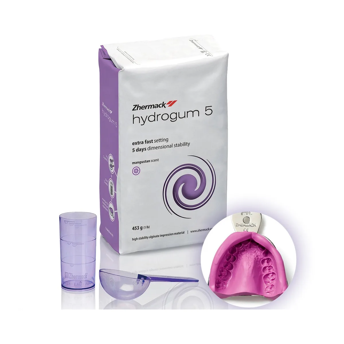 Гидрогум 5, альгінатна маса, Hydrogum 5 (Zhermack)
