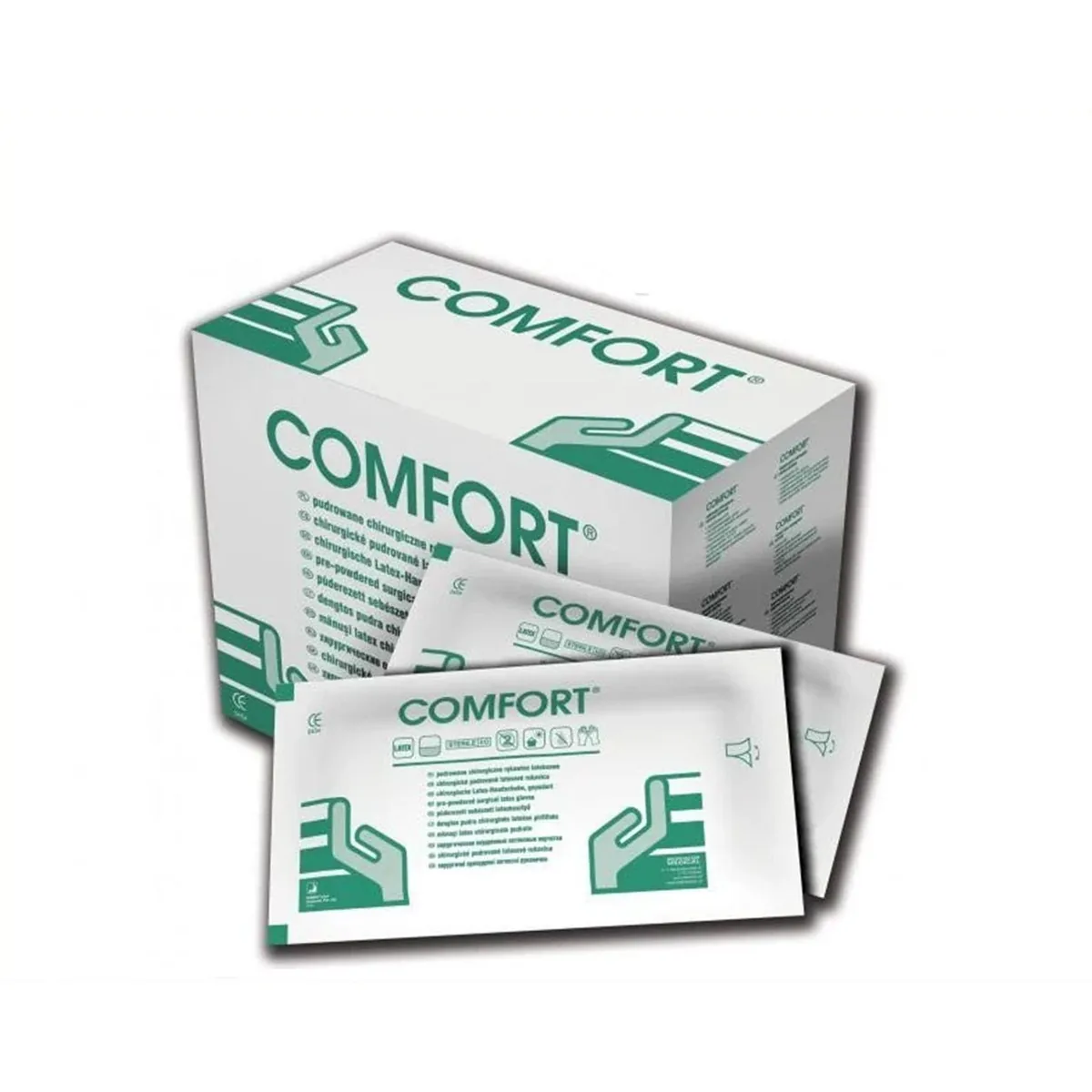 Стерильні медичні рукавички розмір "6" 1уп - 100шт - 50пар. (Comfort)