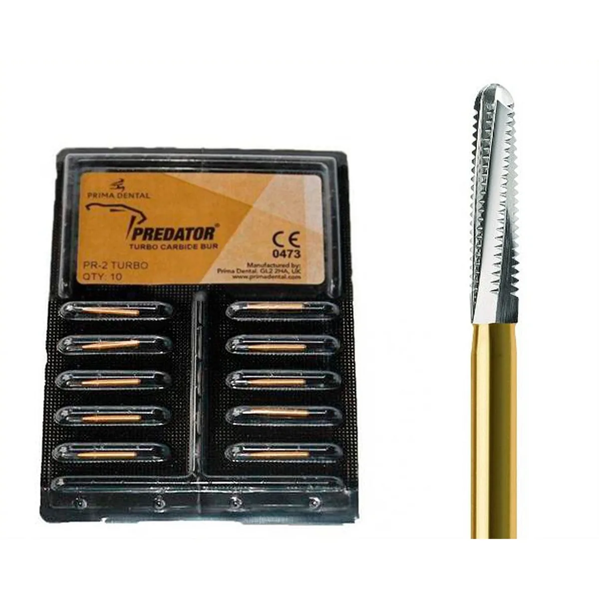 Бор для розрізання коронок Предатор ПР-2, Predator PR-2 (Prima Dental)
