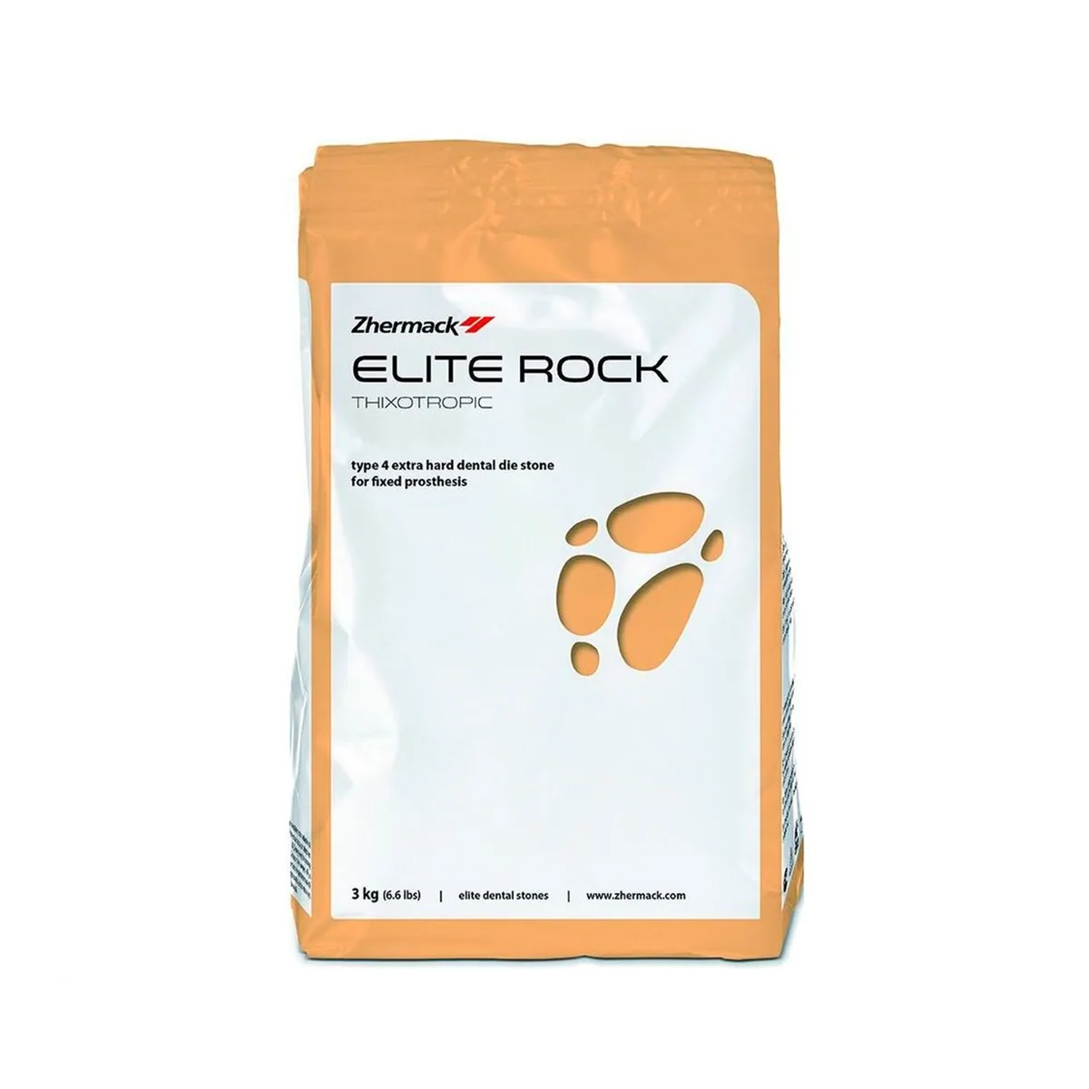 Еліт Рок, 3 кг, Еліт Рок, Еліт рок, Елітрок, супергипс 4 класу, Elite Rock (Zhermack)