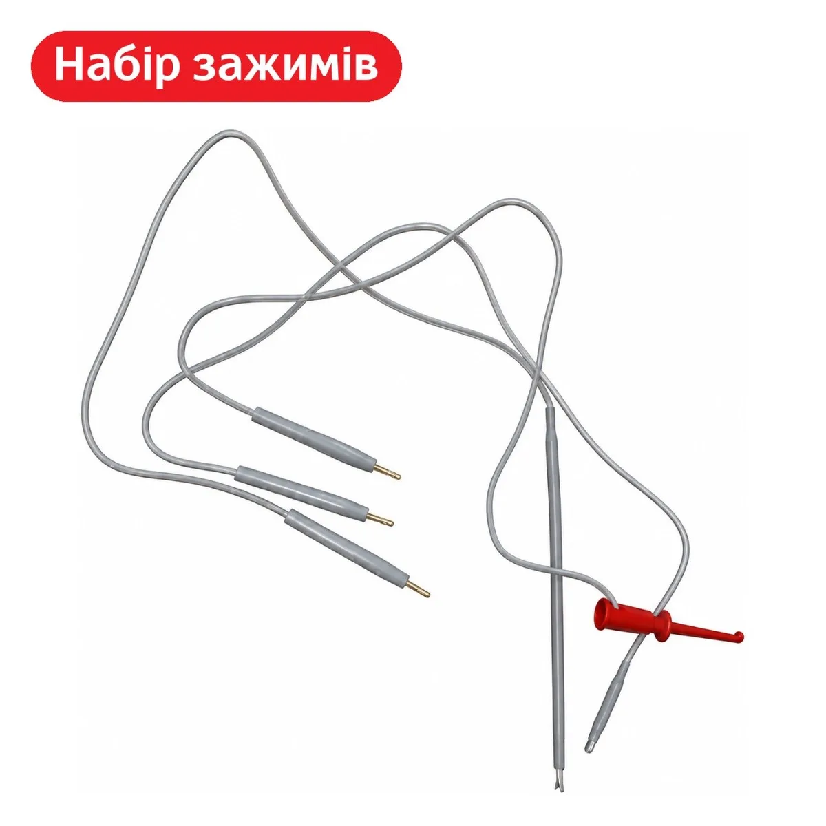 Комплект електродів-зажимів (3 типи) для апекслокатора Дельта